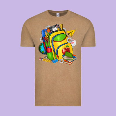 School Bag Vintage Tee Designed By Texasbilliewilder