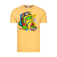 Vintage Mustard school bag Vintage Tee - texasbilliewilder