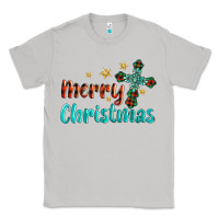 Moon Dust merry christmas turquoise gemstones cross Classic Tee - BarkalooDesign