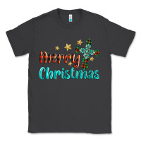 Smoke merry christmas turquoise gemstones cross Classic Tee - BarkalooDesign