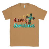 Toasted Coconut merry christmas turquoise gemstones cross Classic Tee - BarkalooDesign