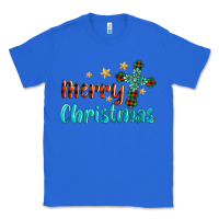 True Royal merry christmas turquoise gemstones cross Classic Tee - BarkalooDesign