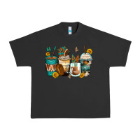 Pigment Black indian headdress coffee cups Urban Heavy Tee - Zillion Design Studio