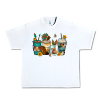 White indian headdress coffee cups Urban Heavy Tee - Zillion Design Studio