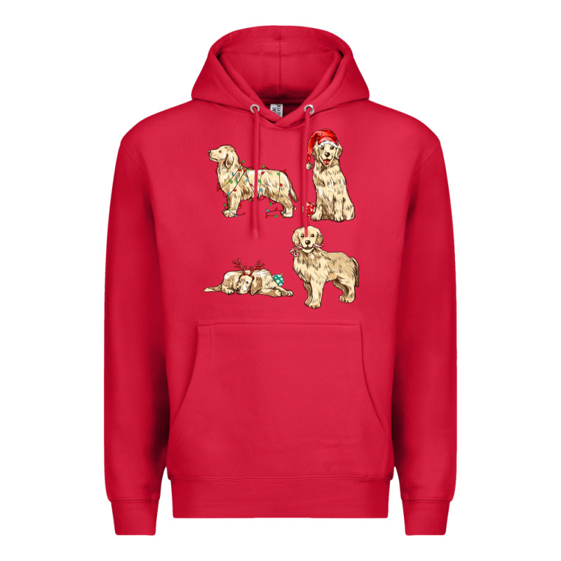 Christmas Dogs Premium Hoodie by MaliasSmallBusiness | Teevron