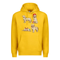 Lemon christmas dogs Premium Hoodie - MaliasSmallBusiness