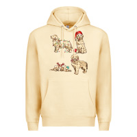 Pina Colada christmas dogs Premium Hoodie - MaliasSmallBusiness