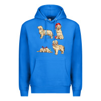 True Royal christmas dogs Premium Hoodie - MaliasSmallBusiness
