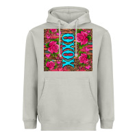 Moon Dust xoxo valentine's day pink roses and hearts Heavyweight Hoodie - Jasminsmagicworld