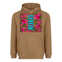 Toasted Coconut xoxo valentine's day pink roses and hearts Heavyweight Hoodie - Jasminsmagicworld