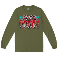 Army Green race mom Long Sleeve Tee - RacoonDesign