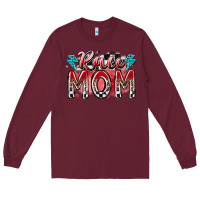Burgundy race mom Long Sleeve Tee - RacoonDesign