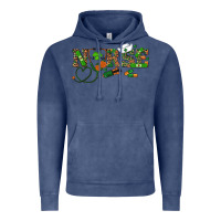 Vintage Denim st patricks day nurse Vintage Hoodie - RanaPortraitStore