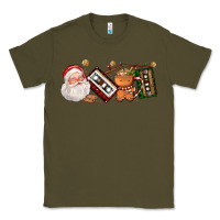 Army Green coffee cup santa cassette cookie Classic Tee - FaDigitalArtStudio