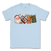 Dusty Blue coffee cup santa cassette cookie Classic Tee - FaDigitalArtStudio