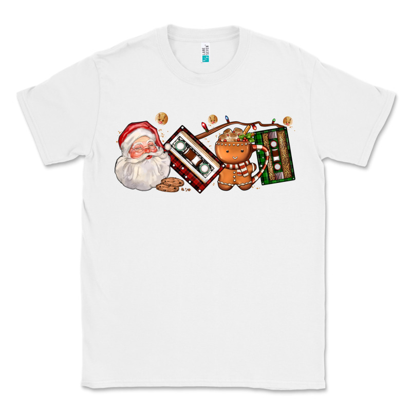 Coffee Cup Santa Cassette Cookie Classic Tee by FaDigitalArtStudio | Teevron