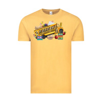 Vintage Mustard school bus driver Vintage Tee - texasbilliewilder