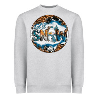 Heather Grey Let It Snow Heavyweight Sweatshirt - RanaPortraitStore