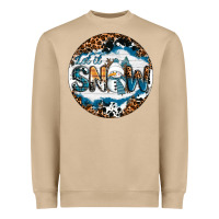 Mushroom Let It Snow Heavyweight Sweatshirt - RanaPortraitStore