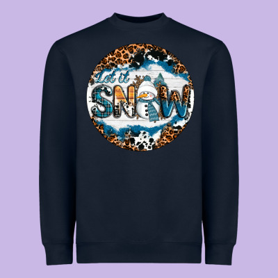 Heavyweight Sweatshirt Let It Snow