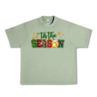 Oil Green 'tis the season softball christmas Urban Heavy Tee - RanaPortraitStore