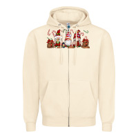 Sandshell Christmas Gnomes Zipper Hoodie - Artiststas
