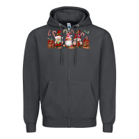 Smoke Christmas Gnomes Zipper Hoodie - Artiststas
