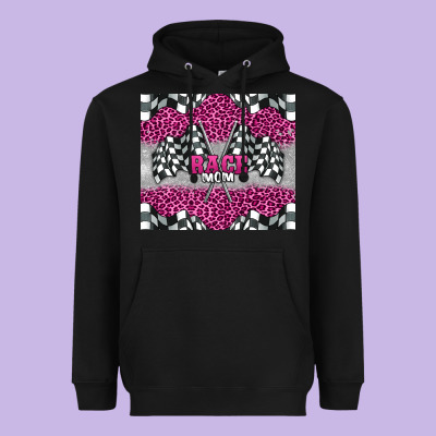 Race Mom Heavyweight Hoodie Designed By Barkaloodesign