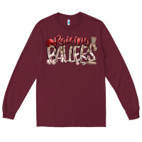 Burgundy Raising Ballers Long Sleeve Tee - RacoonDesign
