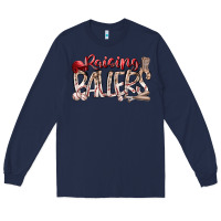 Navy Raising Ballers Long Sleeve Tee - RacoonDesign
