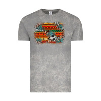 Cloud Rock leopard aztec background Vintage Tee - Zillion Design Studio