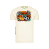Vintage Arctic leopard aztec background Vintage Tee - Zillion Design Studio