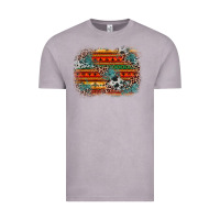 Leopard Aztec Background Vintage Tee | Teevron