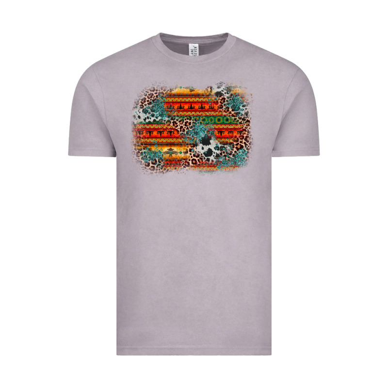 Leopard Aztec Background Vintage Tee by Zillion Design Studio | Teevron