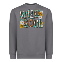 Storm western wild soul with sunflowers Heavyweight Sweatshirt - texasbilliewilder