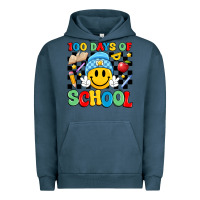 Pigment Midnight Navy 100 days of school Urban Hoodie - Artiststas