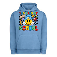 Pigment Pebble Blue 100 days of school Urban Hoodie - Artiststas