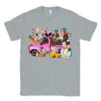 Heather Grey easter day farm animals truck Classic Tee - RacoonDesign