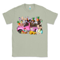 Matcha easter day farm animals truck Classic Tee - RacoonDesign
