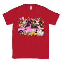 Red easter day farm animals truck Classic Tee - RacoonDesign