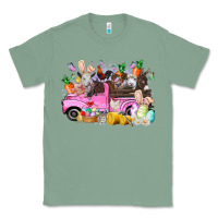 Sage easter day farm animals truck Classic Tee - RacoonDesign