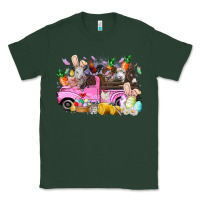 Sports Green easter day farm animals truck Classic Tee - RacoonDesign