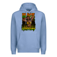 Colony Blue black history afro woman Premium Hoodie - NancyCooperArtShop