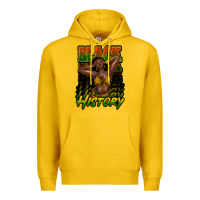 Lemon black history afro woman Premium Hoodie - NancyCooperArtShop