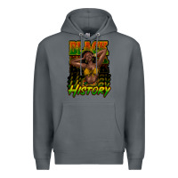 Rock black history afro woman Premium Hoodie - NancyCooperArtShop