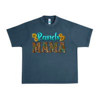 Midnight Navy ranch mama Urban Heavy Tee - texasbilliewilder