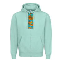 Seafoam autumn Zipper Hoodie - BundleAndBundleShop