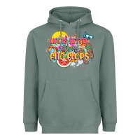 Sage Life is better with my flip flops Heavyweight Hoodie - NancyCooperArtShop