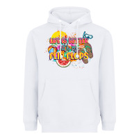 White Life is better with my flip flops Heavyweight Hoodie - NancyCooperArtShop