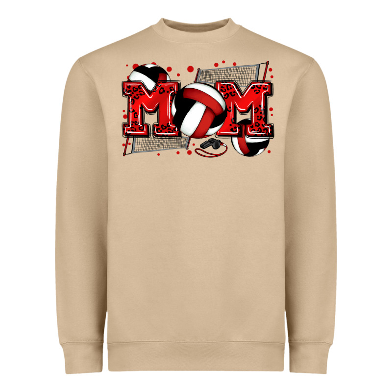 Mom Volleyball Heavyweight Sweatshirt by Zillion Design Studio | Teevron